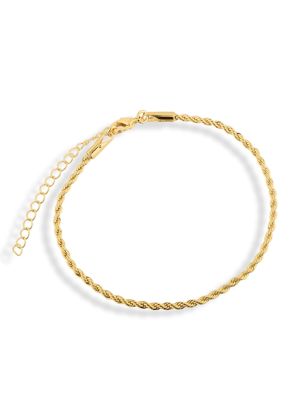 Pulseira Semijoia Cordão Baiano 2MM 18k