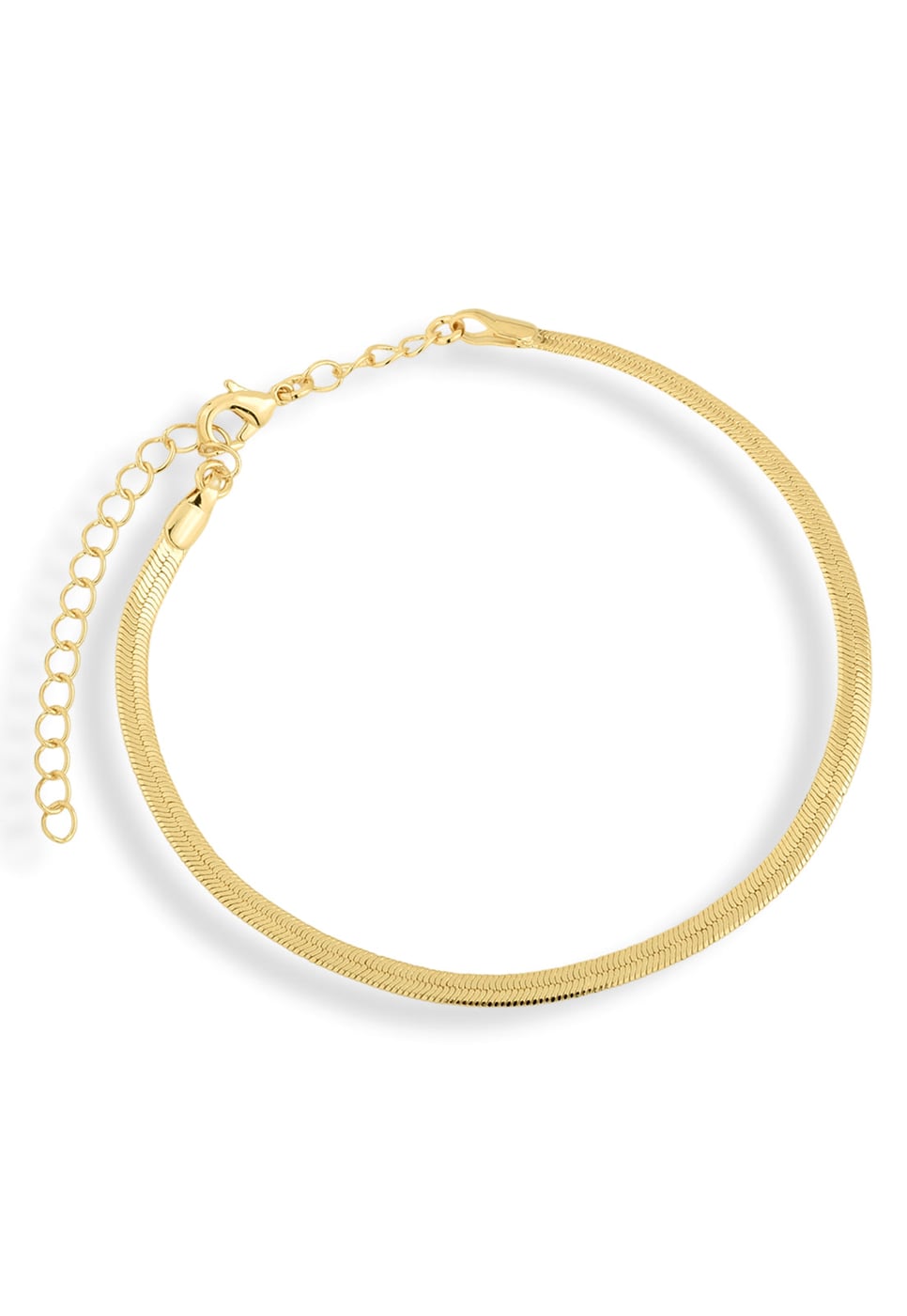 Pulseira Semijoia Laminada Fita 3MM 18k